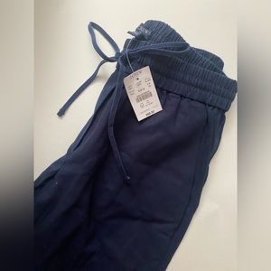 J. Crew Navy Linen Pants - 6 Petite (NWT)
